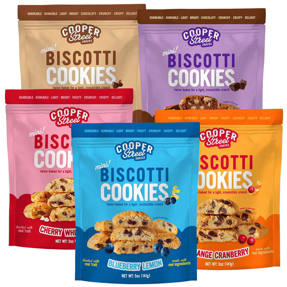 Biscotti Cookies Variety Value Pack | Cooper Street Snacks