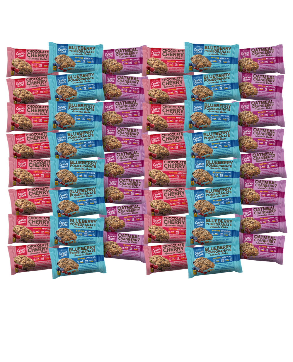 Variety Pack Granola Bakes 48-Count (16 of each flavor) - Cooper