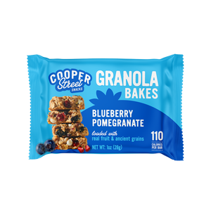 Cooper Street Blueberry Pomegranate Granola Bakes —  Michigan blueberries, buckwheat, chia, flax, quinoa, 110 calories