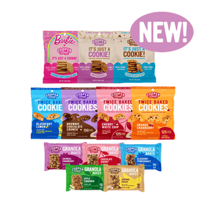 Cooper Street NEW Variety Sample Pack. Try all better-for-you twice-baked cookies,  granola bakes, and It's Just a Cookie! flavors