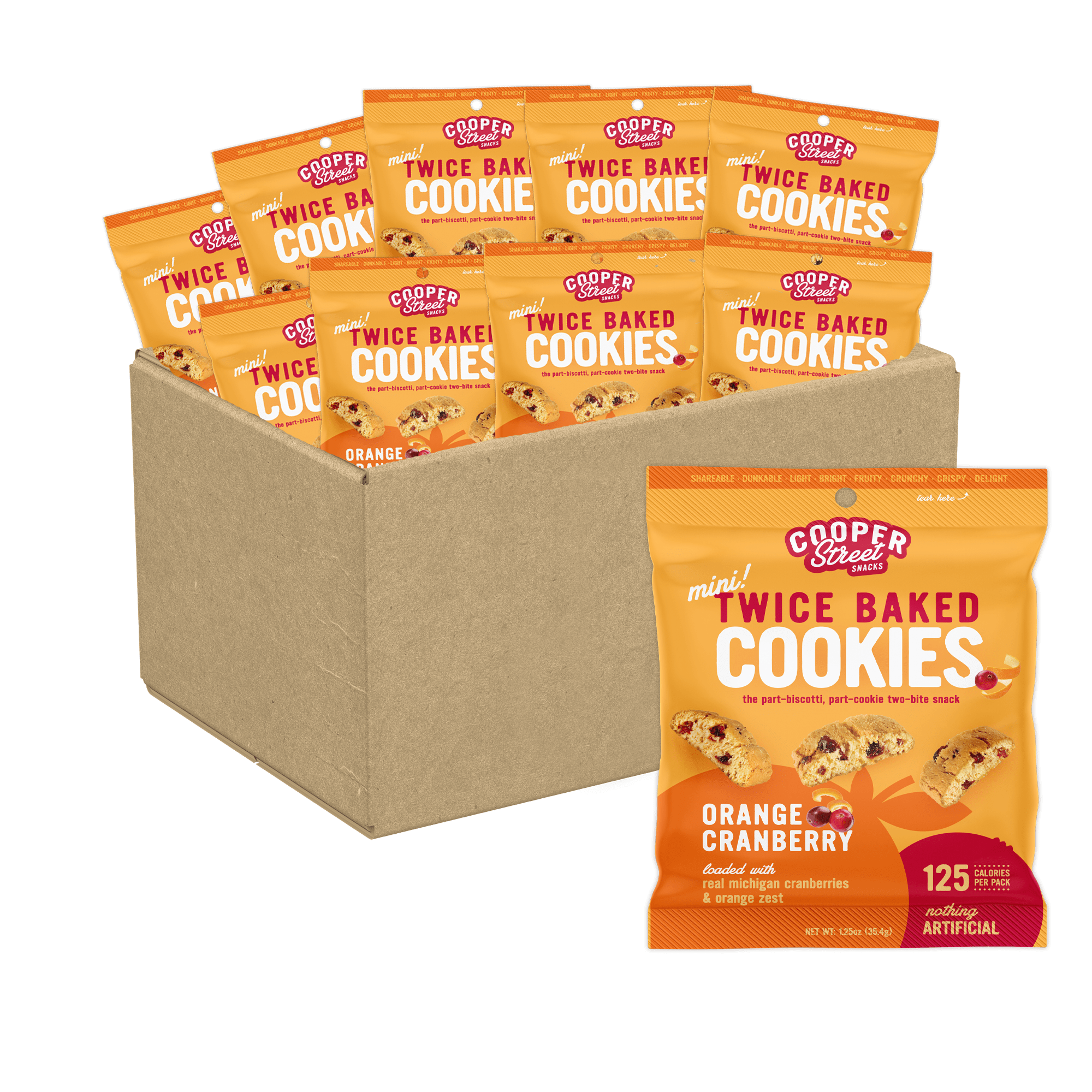 Orange Cranberry Twice Baked Biscotti Cookies – Cooper Street Orange Cranberry Twice Baked Biscotti Cookies – Cooper Street