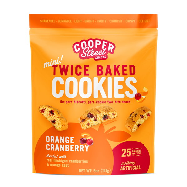 Orange Cranberry Cookies - Biscotti from Cooper Street