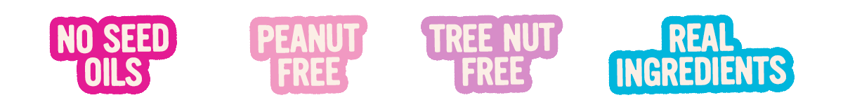 It's Just a Cookie by Cooper Street Snacks  claims include 'No Seed Oils', 'Peanut Free', 'Tree Nut Free', and 'Real Ingredients' 