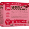 Chocolate cherry granola cookies box back