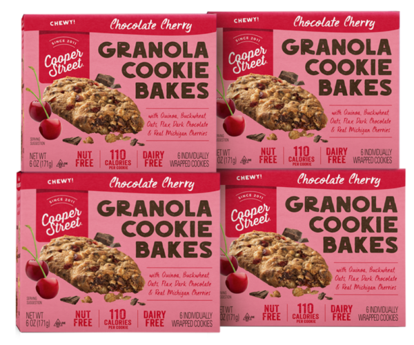 chocolate cherry granola cookies pack of 4