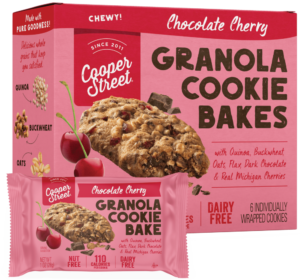 chocolate cherry granola cookies individual wrap