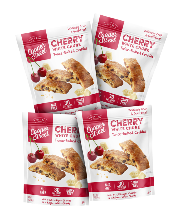 cherry white chunk cookies pack of 4