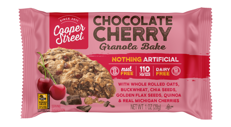 chocolate cherry granola cookies individual wrap