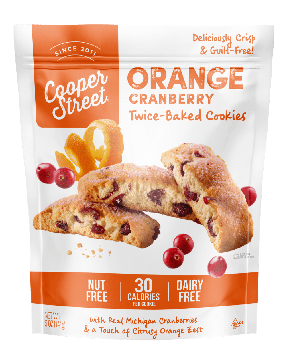 Orange cranberry cookies